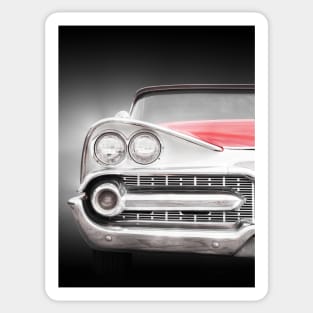 American classic car Coronet 1959 front view Sticker